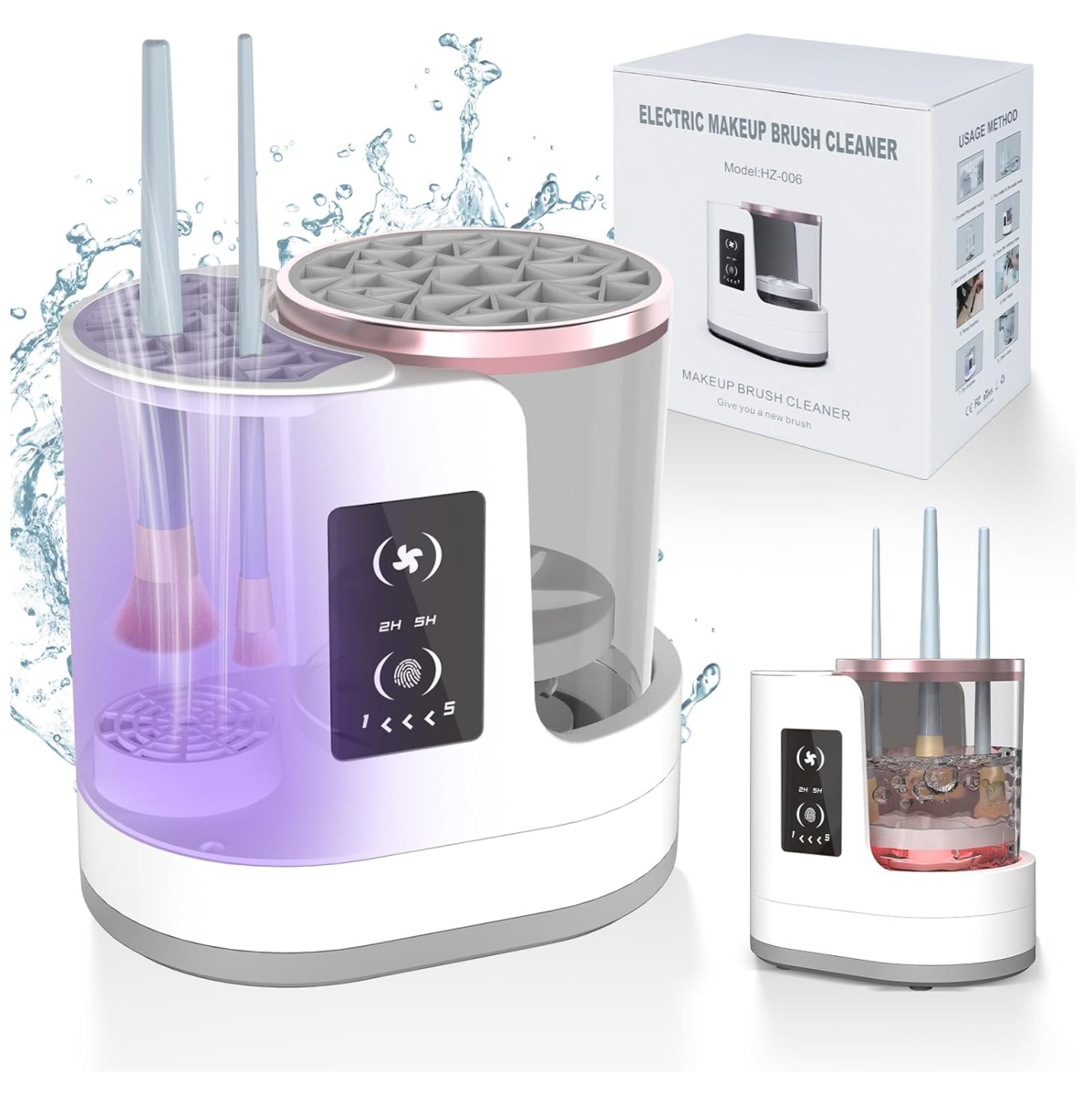 Lavadora secador Brochas 3 En 1 Digital
